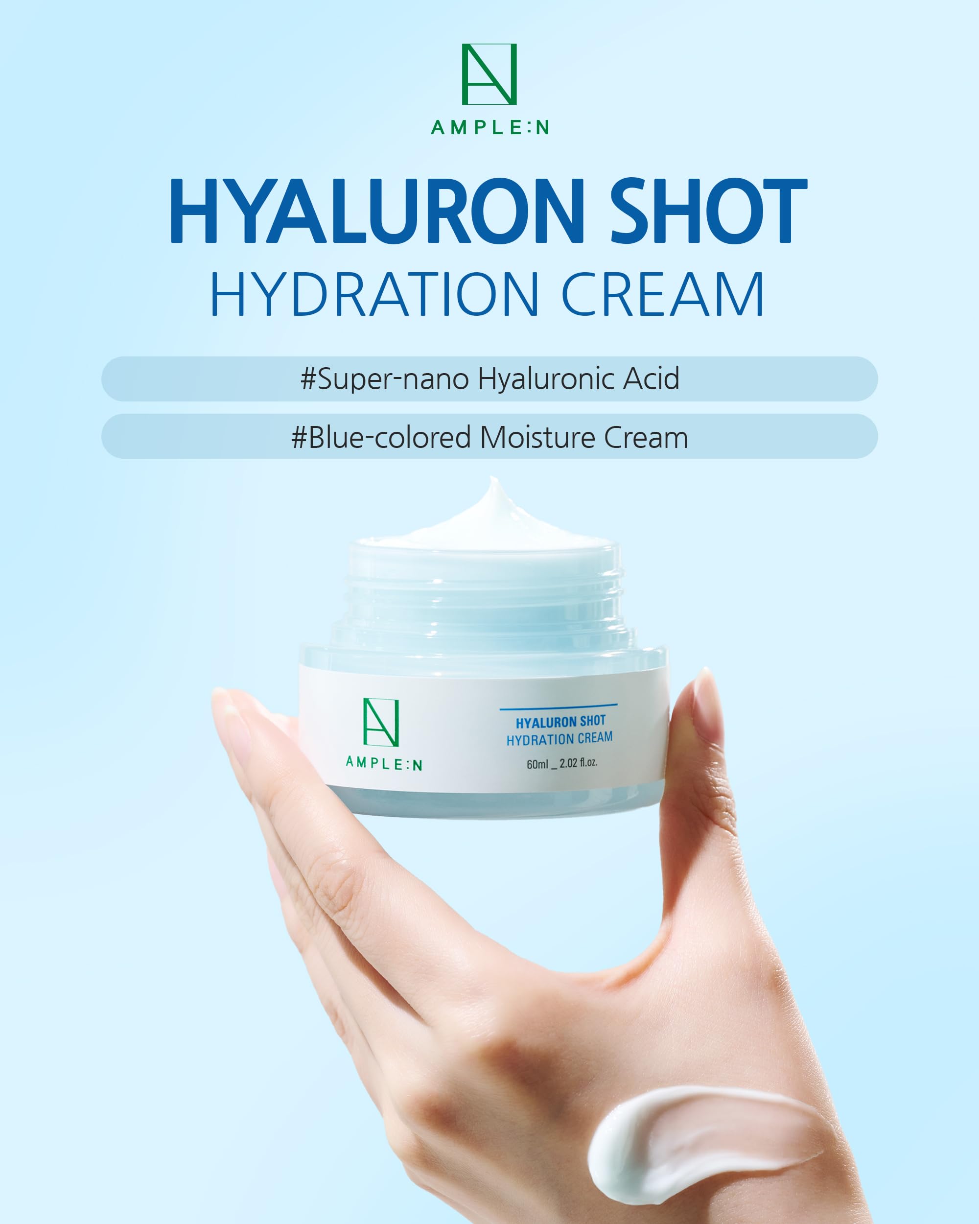 Amazon.com: CORÉANA AMPLE:N Hyaluron Shot Hydartion Cream