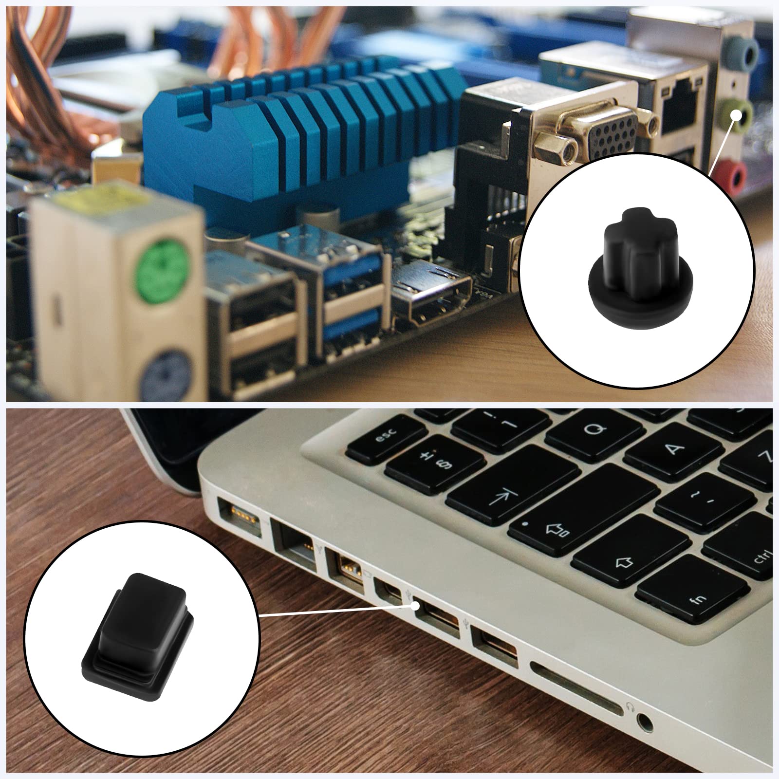 30x USB-C Staubschutzstecker, Bunt - Abdeckung Für Ladeanschluss, Mit Aufhängebohrung