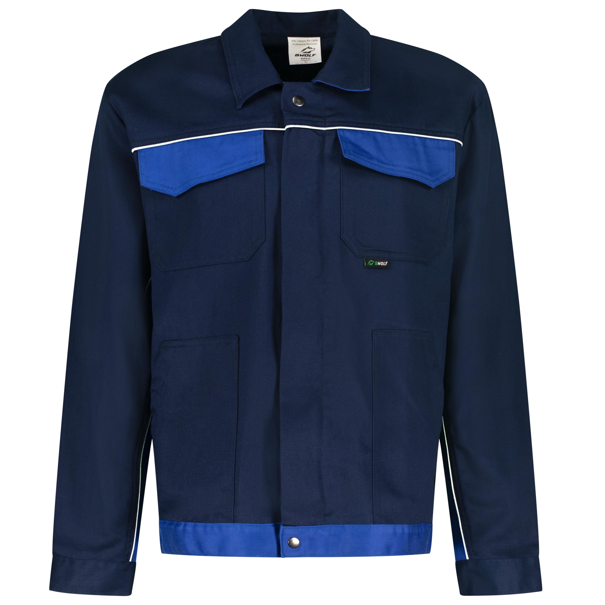 BWOLF ARES 100% Algodón Chaqueta de trabajo hombre - Chaquetas de Trabajo de Algodón para Hombre