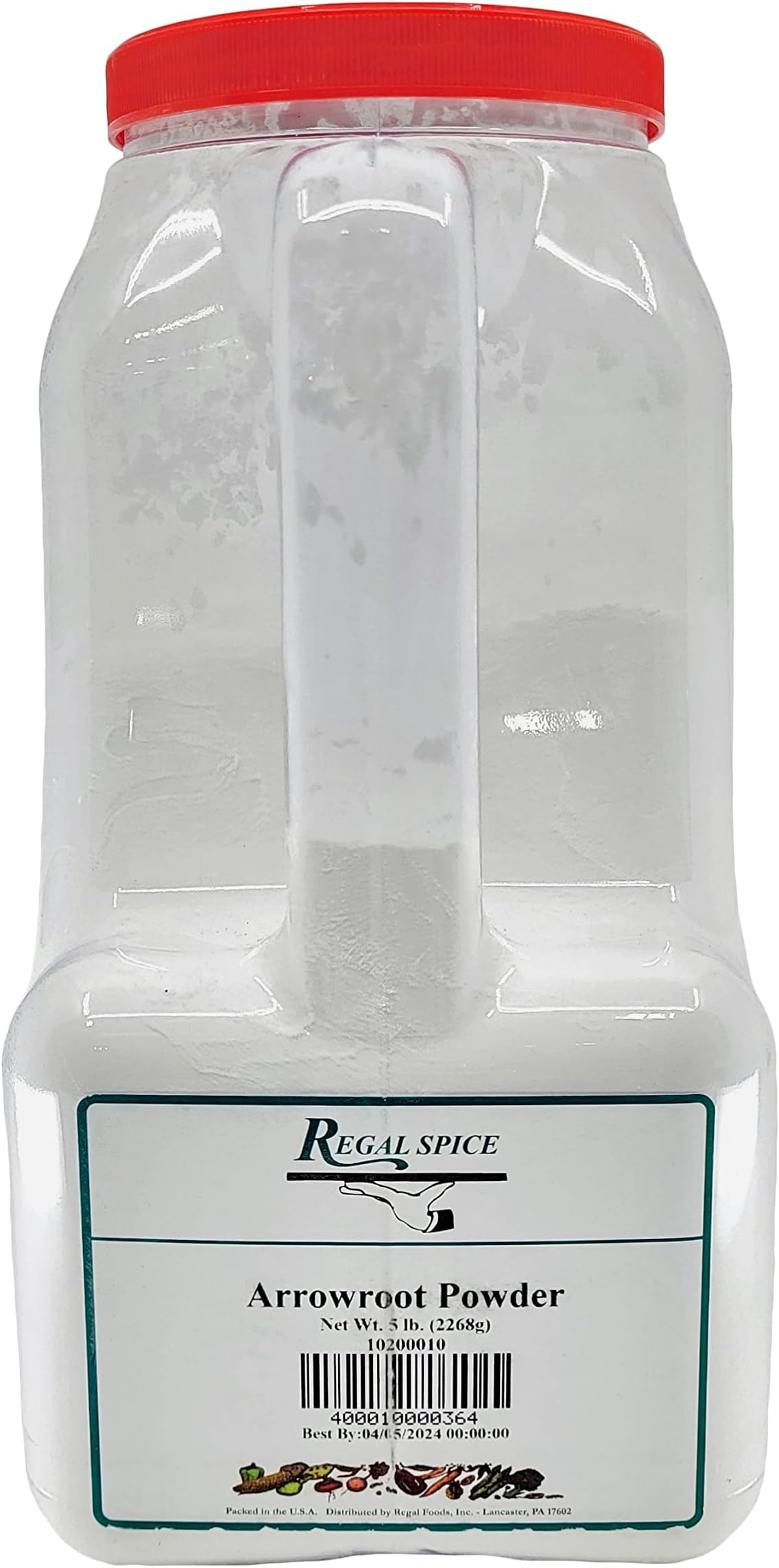 KIMBONNI Regal Bulk Arrowroot Powder, 5lbs