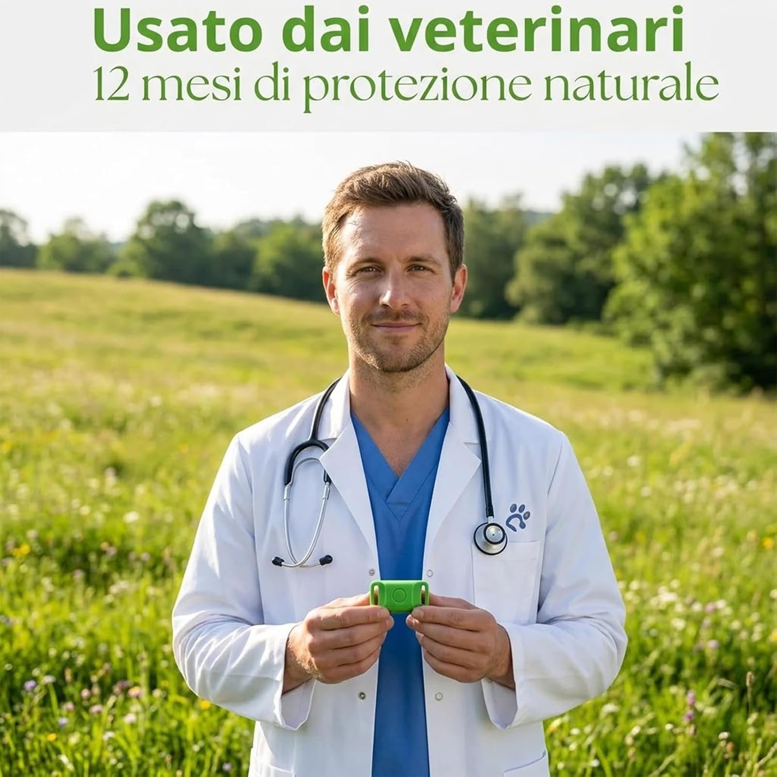 ZVD Collare Antiparassitario Naturale,Collari Antiparassitari per Cani,Ciondolo Repellente per Pulci e Zecche per Cani,Ingredienti 100% Naturali,Protegge da Pulci e Zecche (Grigio)