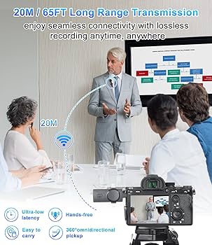 UTEBIT Draadloze Lavalier Microfoon - Bluetooth Microfoon Voor IPhone IOS Android - Opname En Live Streaming