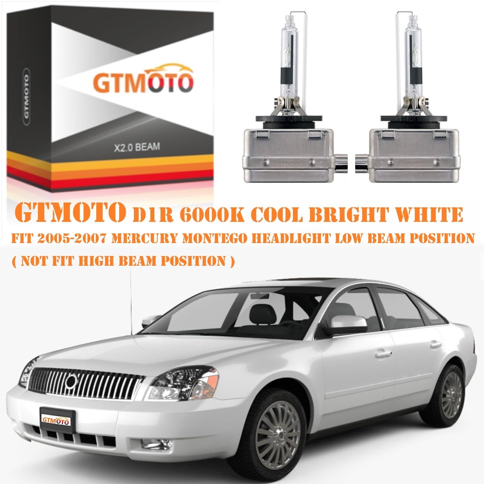 Amazon.com: GTMOTO for 2005 2006 2007 Mercury Montego Headlight