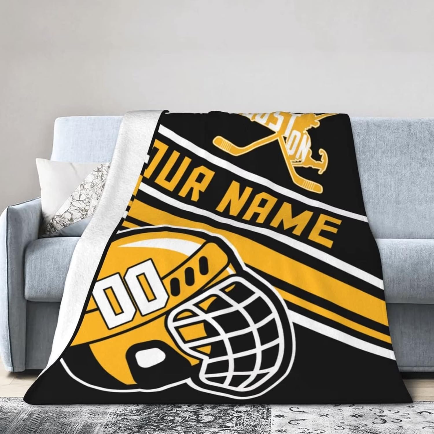 Custom Blanket,American Hockey Blankets,Personalized Any