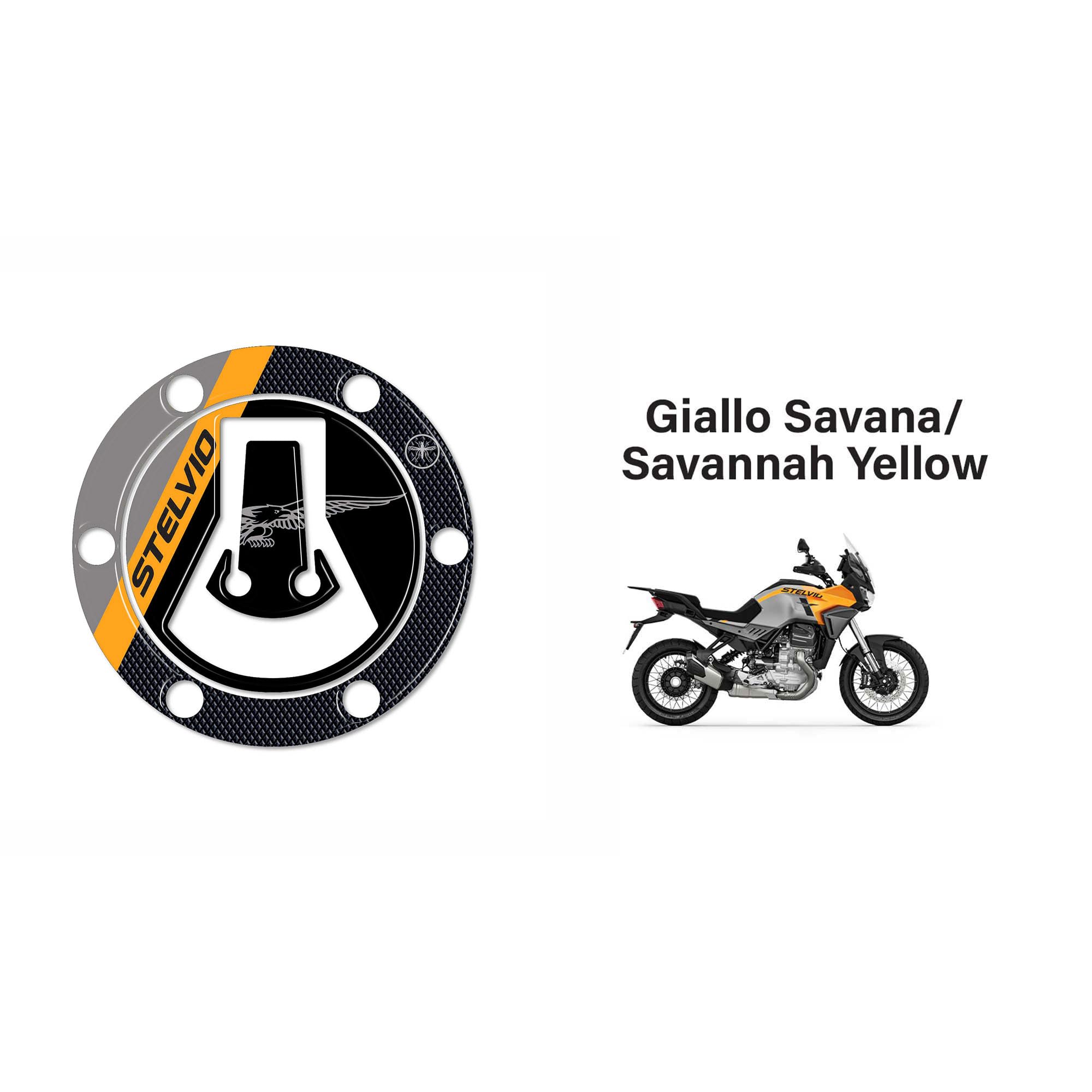 Labelbike 3D Harz Tankpad Aufkleber Kompatibel Mit Moto Guzzi Stelvio Ab 2012