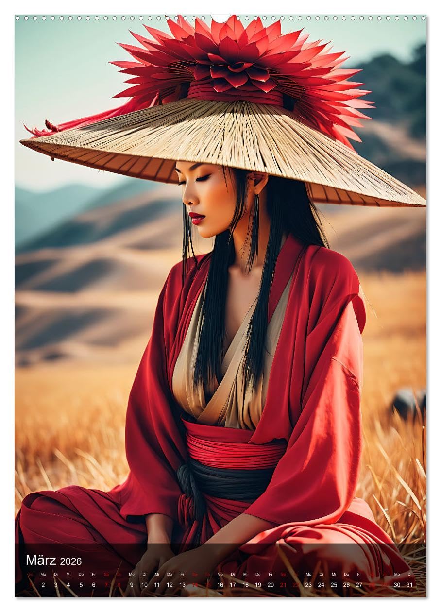 Zen - im Einklang mit Körper und Geist (Wandkalender 2026 DIN A2 hoch), CALVENDO Monatskalender: Inspirierende Darstellungen meditativer Szenen von ... Aura spiritueller Harmonie (CALVENDO Kunst)