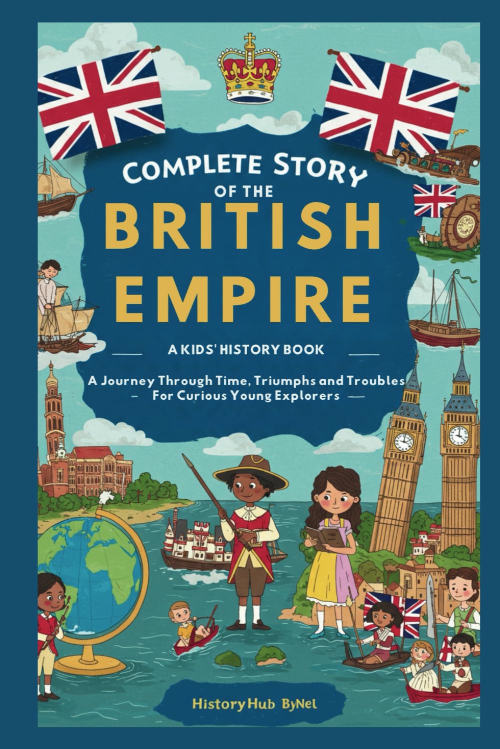 Complete Story of the BRITISH EMPIRE: A Kids' History Book: A Journey Through Time, Triumphs, and Troubles—For Curious Young Explorers (History Books for Children)