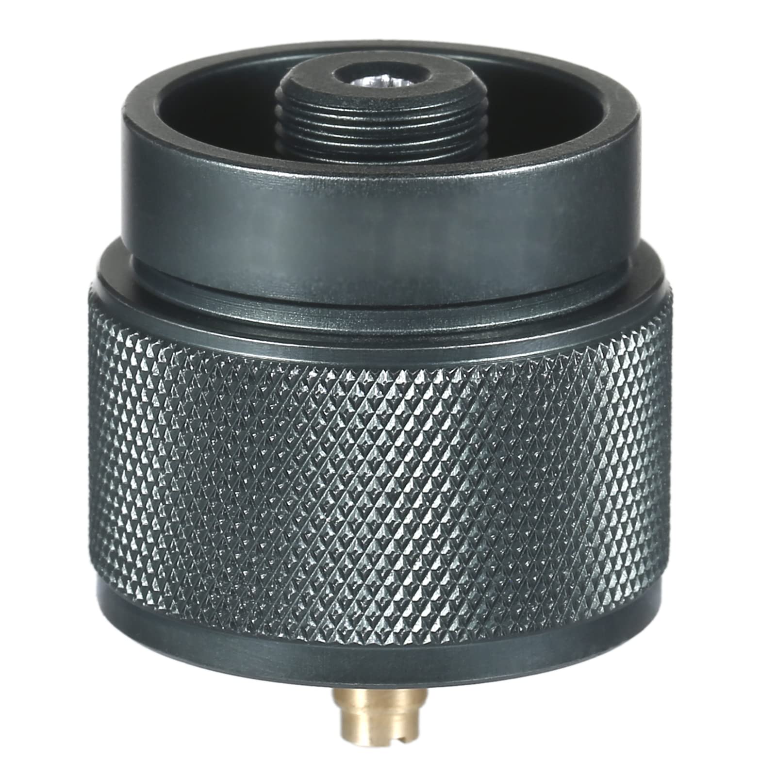 OUNA Camping Stove Adapter 1LB Propane Small Tank Input EN417 Lindal Valve Output