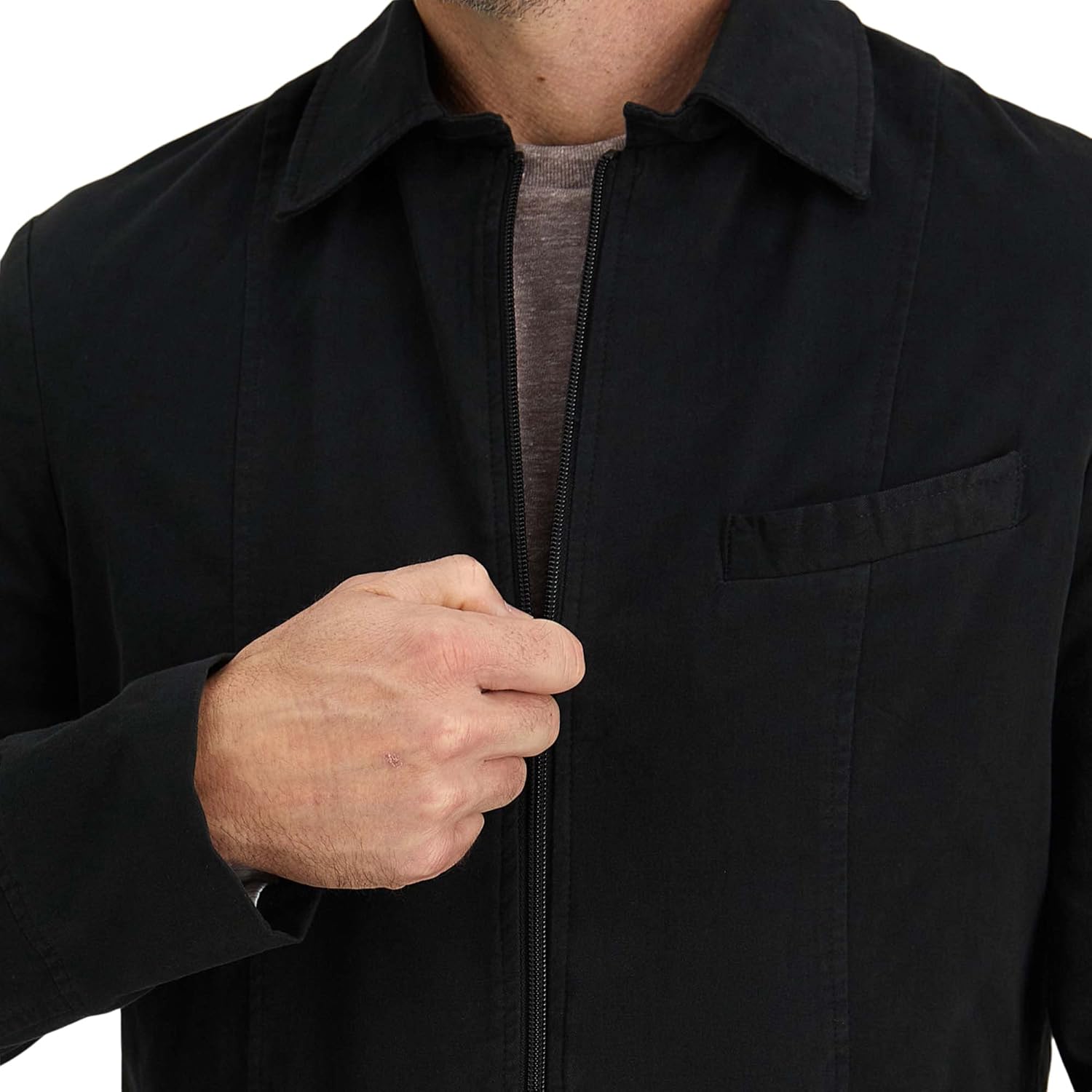 Haggar® Euro Moleskin Slim Fit Bomber Jacket - Image 4