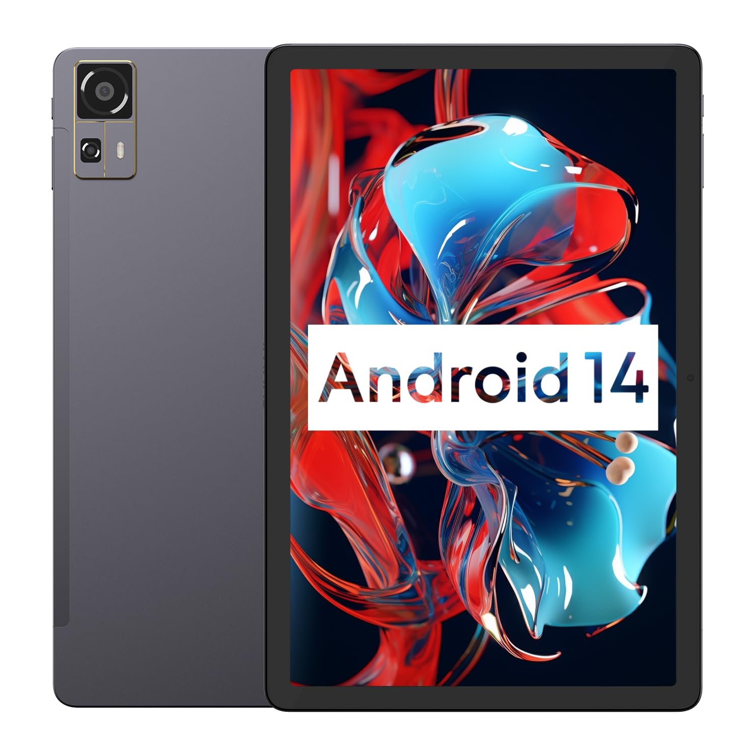 CHUWIAndroid 14 Tablet 10.95'', 128GB ROM 10GB RAM, Unisoc T616, 4G SIM Unlocked, Gaming Tablet,1TB Expand, 13MP Triple Camera, FHD 2K, Widevine L1, BT5.0, 7000mAh, GPS, Face Unlock, WiFi, with Case