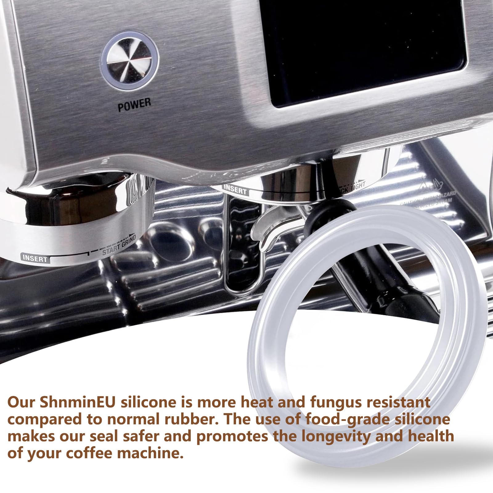 Anello di tenuta per macchina da caffè, anello in silicone per presa macchina da caffè, compatibile con DeLonghi EC685/EC680/EC850/860