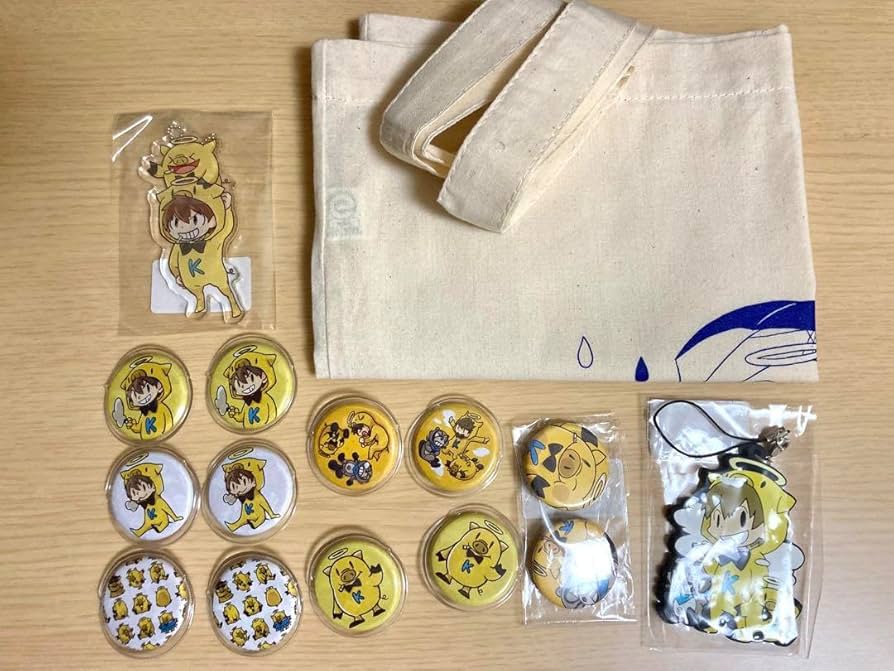 Amazon.co.jp: 金豚きょー 缶バッジ アクスタ ブンキくん