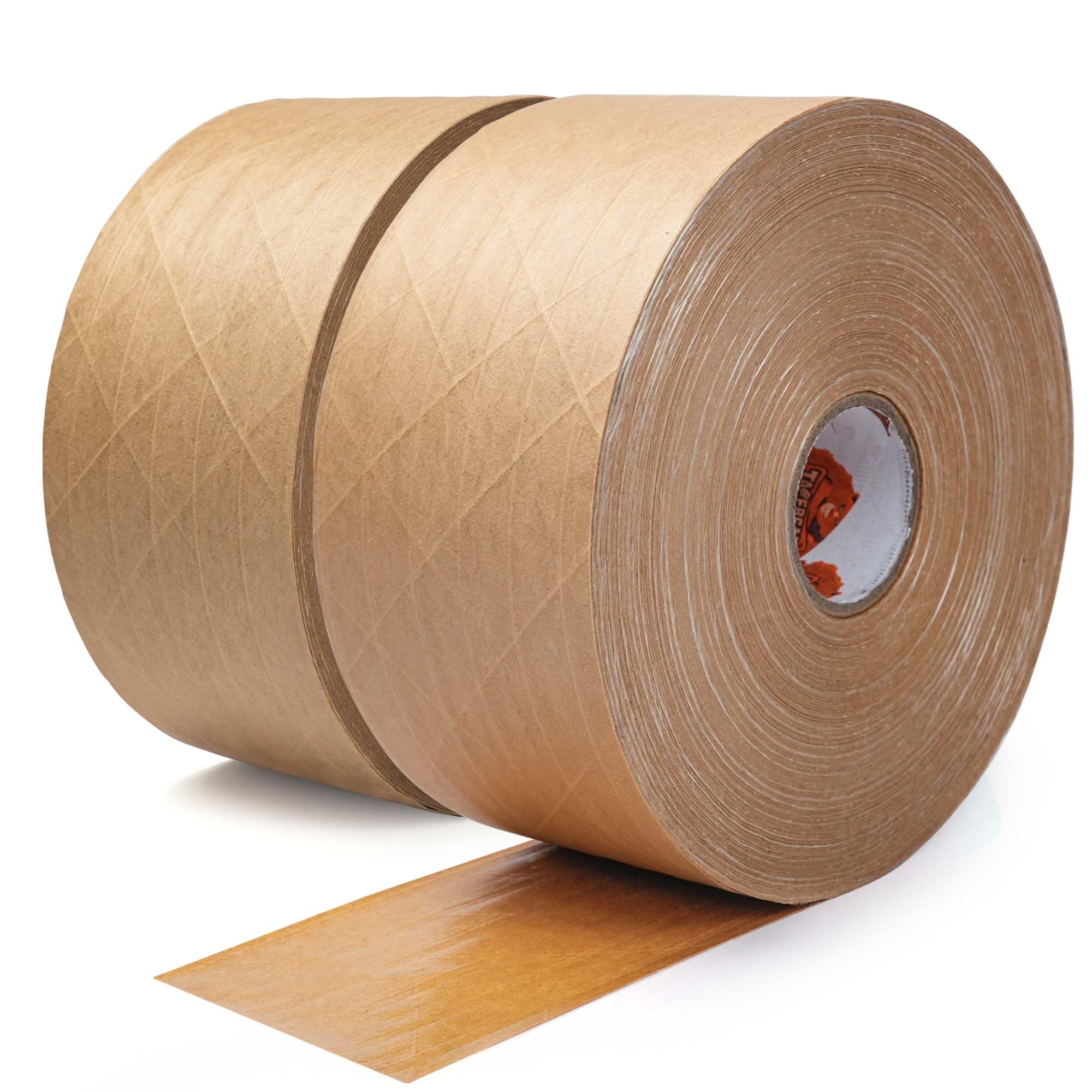 TAPEBEAR 1.5" Core Water Activated Tape, Fiber Reinforced Gummed Tape 70mm*116m โ image 1