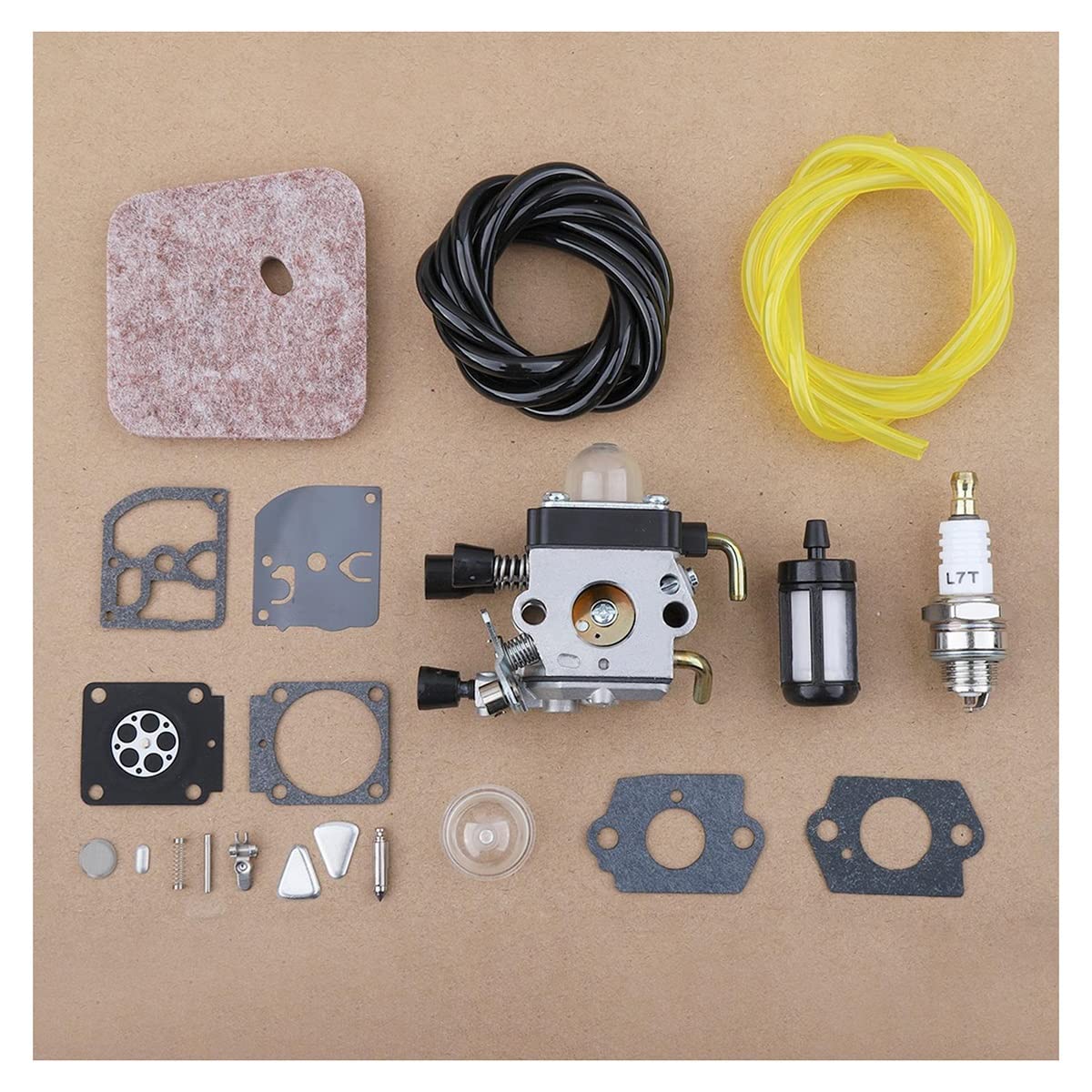Kit de carburador Kit de reparación de carburador for FS38 FS45 FS46 FS55 FS74 FS75 FS80 FS85 HS45 HL45 HL75 Recortador de Cuerda Carberature