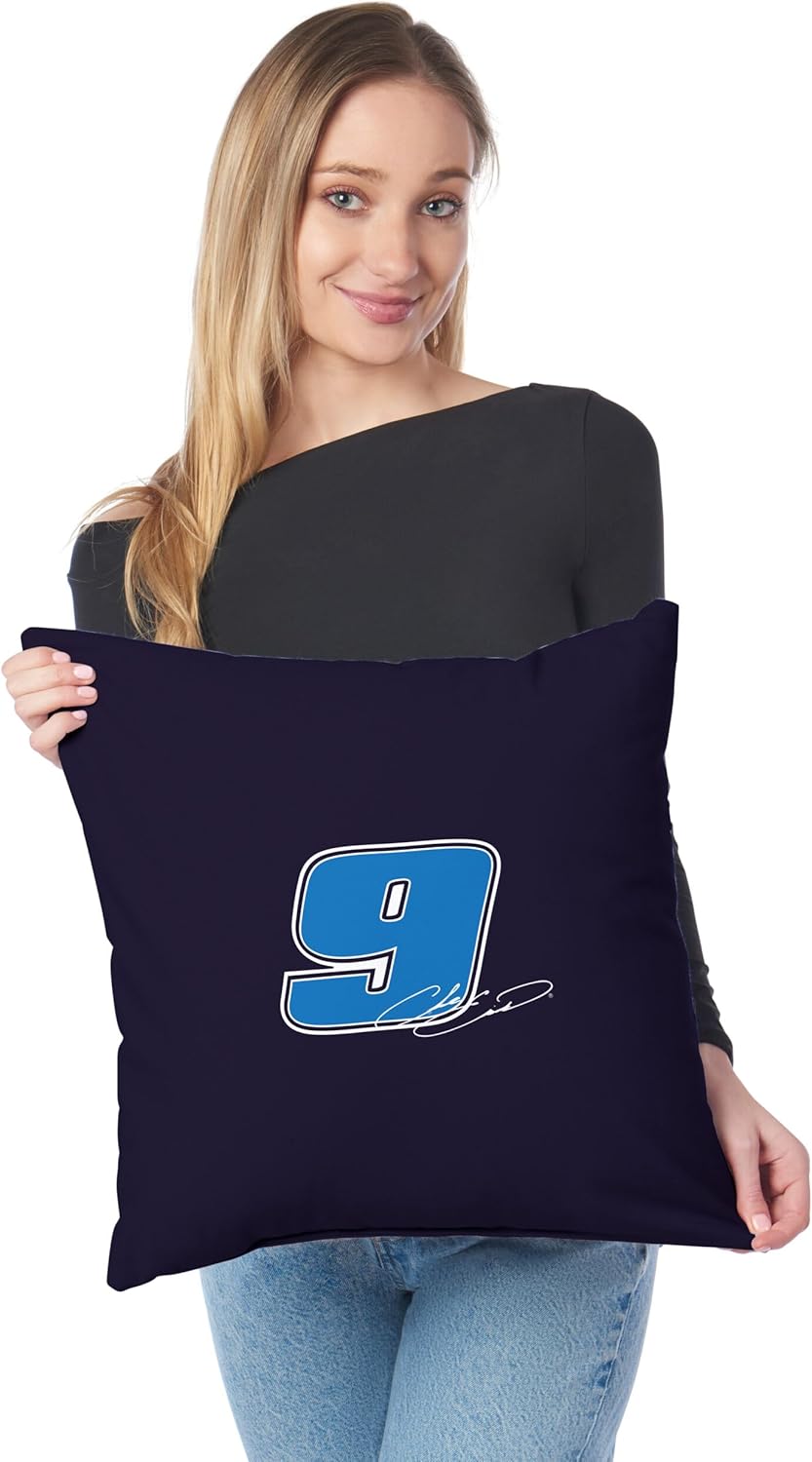 Northwest NASCAR Double-Sided Throw Pillow 18x18 Inches, Soft Decorative Racing Accent Cushion