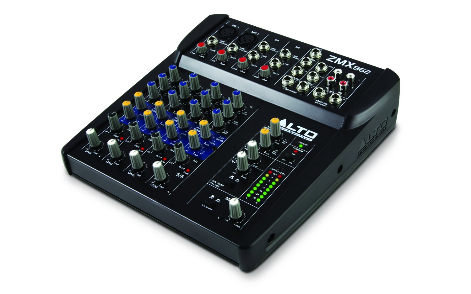 Alto ZMX862 6-Channel Compact Mixer (Black) : Amazon.in: Musical