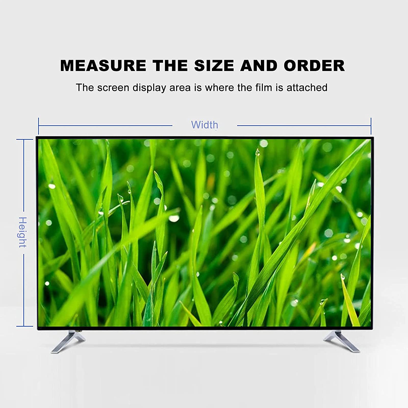 Folia ochronna na ekran telewizora 32-75 cali, folia antyodblaskowa blokująca ekran do monitora komputera PC TV - 40 cali 875 * 483 mm, 40 cali 875 * 483 mm, 40，40 inch 875 * 483mm