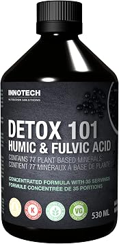INNOTECH Nutrition Detox 101 with Humic and Fulvic Acid, Acai Green Tea- 500ml