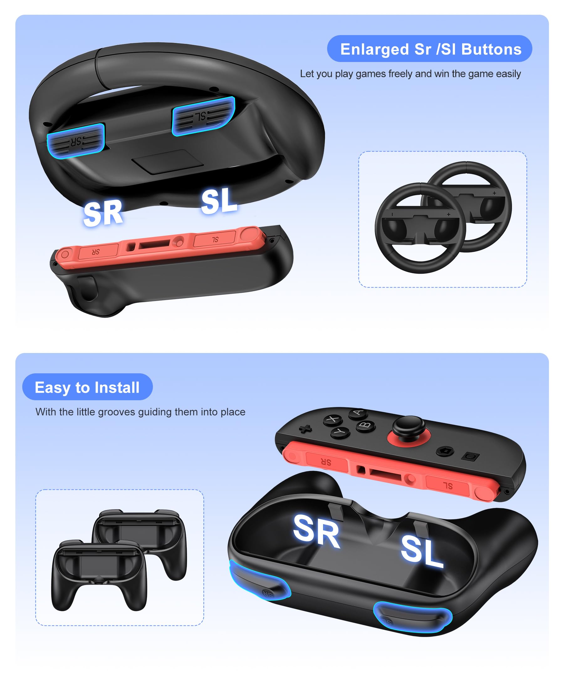 Switch 2 Accessories Bundle Kit for Nintendo Switch 2, Carrying