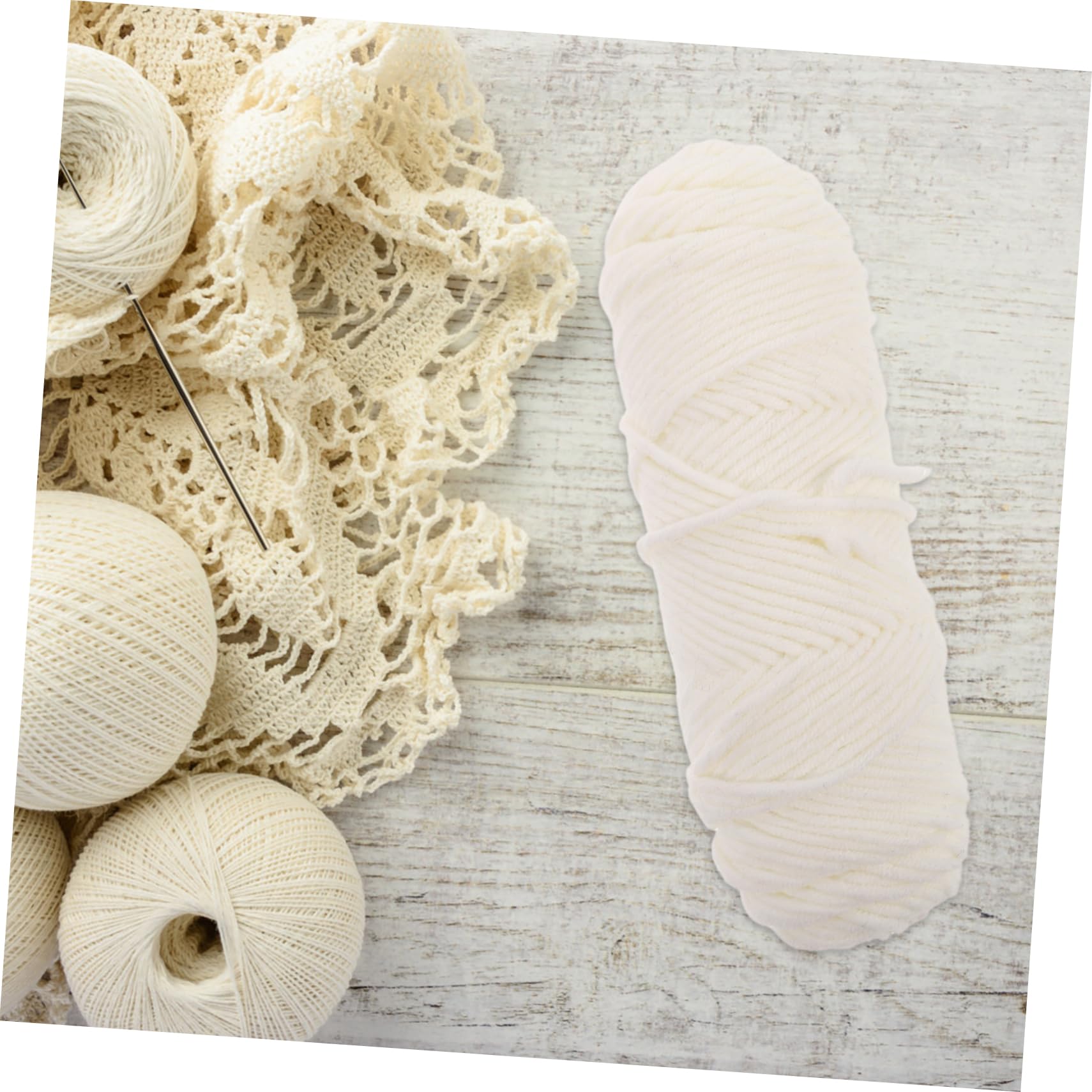 Filato di Cotone al Latte 8 Capi 7 Pezzi Morbido e Spesso per Uncinetto e Maglieria Fai da Te per Amigurumi e Creazioni Artigianali