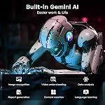 11 Inch Tablet Android 16 with Keyboard, 24GB RAM + 256GB ROM (2TB Expand), T7250 Octa-Core, 1920x1200 IPS FHD Display, 16MP+8MP Dual Camera, Gemini AI, GPS, 2.4G/5G WiFi, 8000mAh, Widevine L1