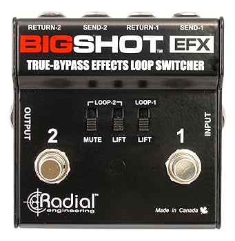 Amazon.com: Radial BigShot EFX True Bybass Effects Loop