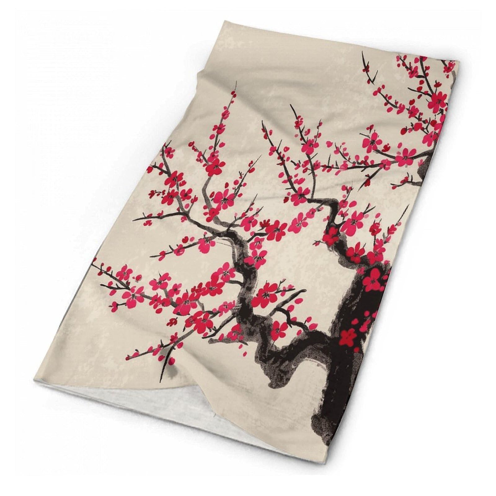 Japanese Floral Cherry Neck Gaiter Cooling Face Mask for Adult