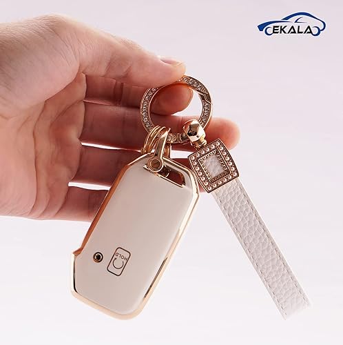 Miniatura 5 de EKALA Funda para llavero Kia 5 botones de TPU suave cubierta completa fundas de protección para llaves de Kia Cerato Ceed Forte NIRO Seltos Sorento