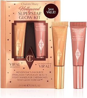 Charlotte Tilbury Beauty Light Wand Liquid Highlighter: Soft-Focus Glow & Blush for Cheeks, Pearlescent Radiant Finish