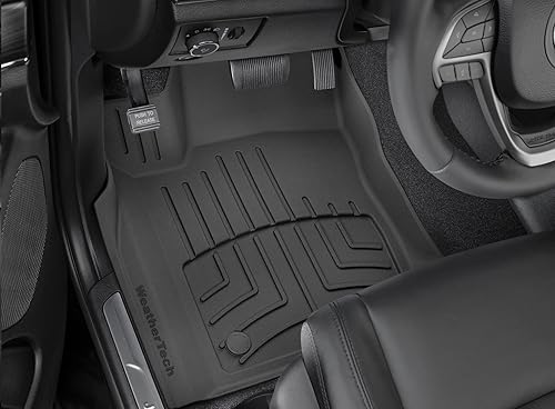 Vista 2 de WeatherTech FloorLiner HP Alfombrillas de suelo personalizadas para Honda CR-V, CR-V Hybrid - 1ª fila (4411101IM), negro