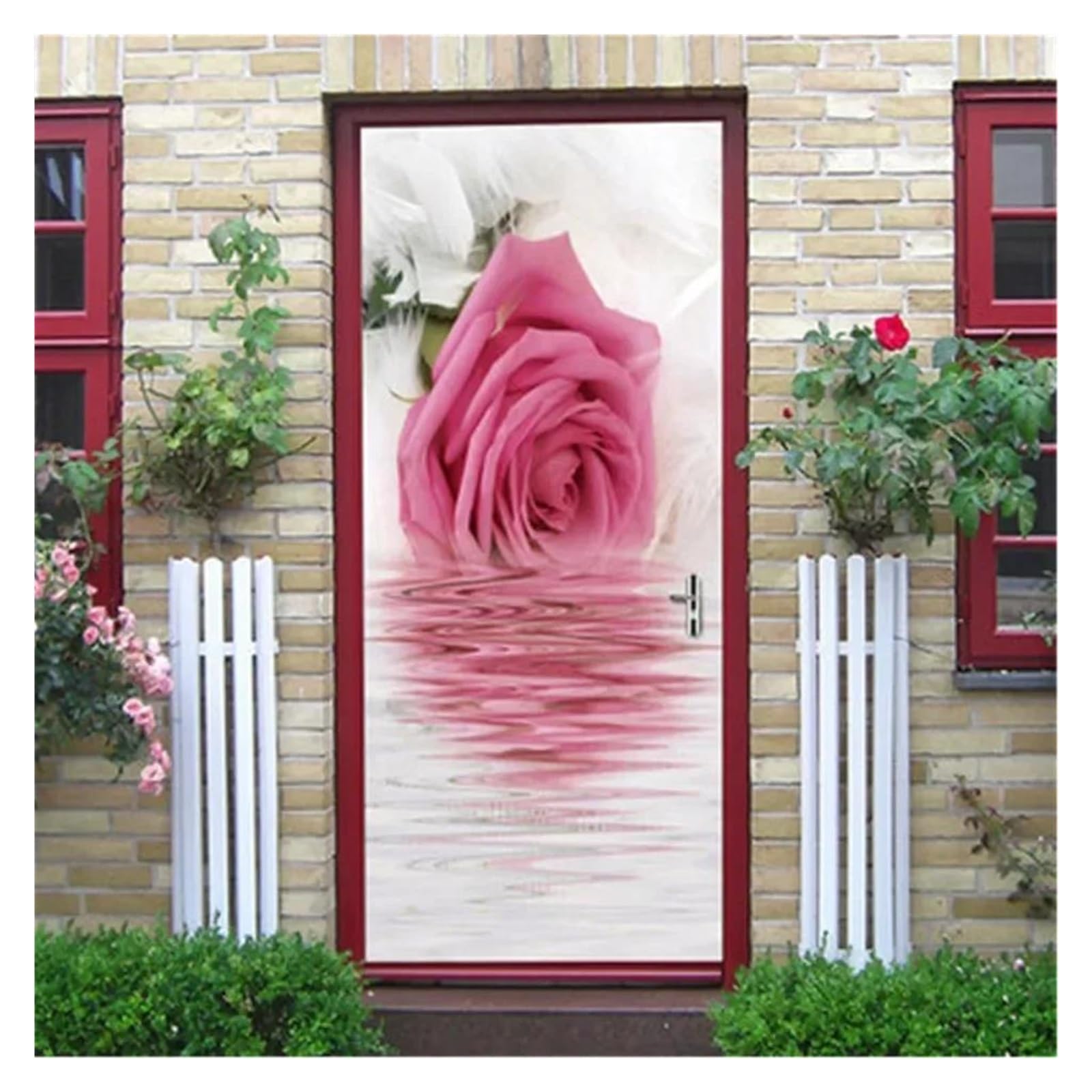 Autocollants muraux sur les portes sticker mural imperméable papier peint amovible 40x120