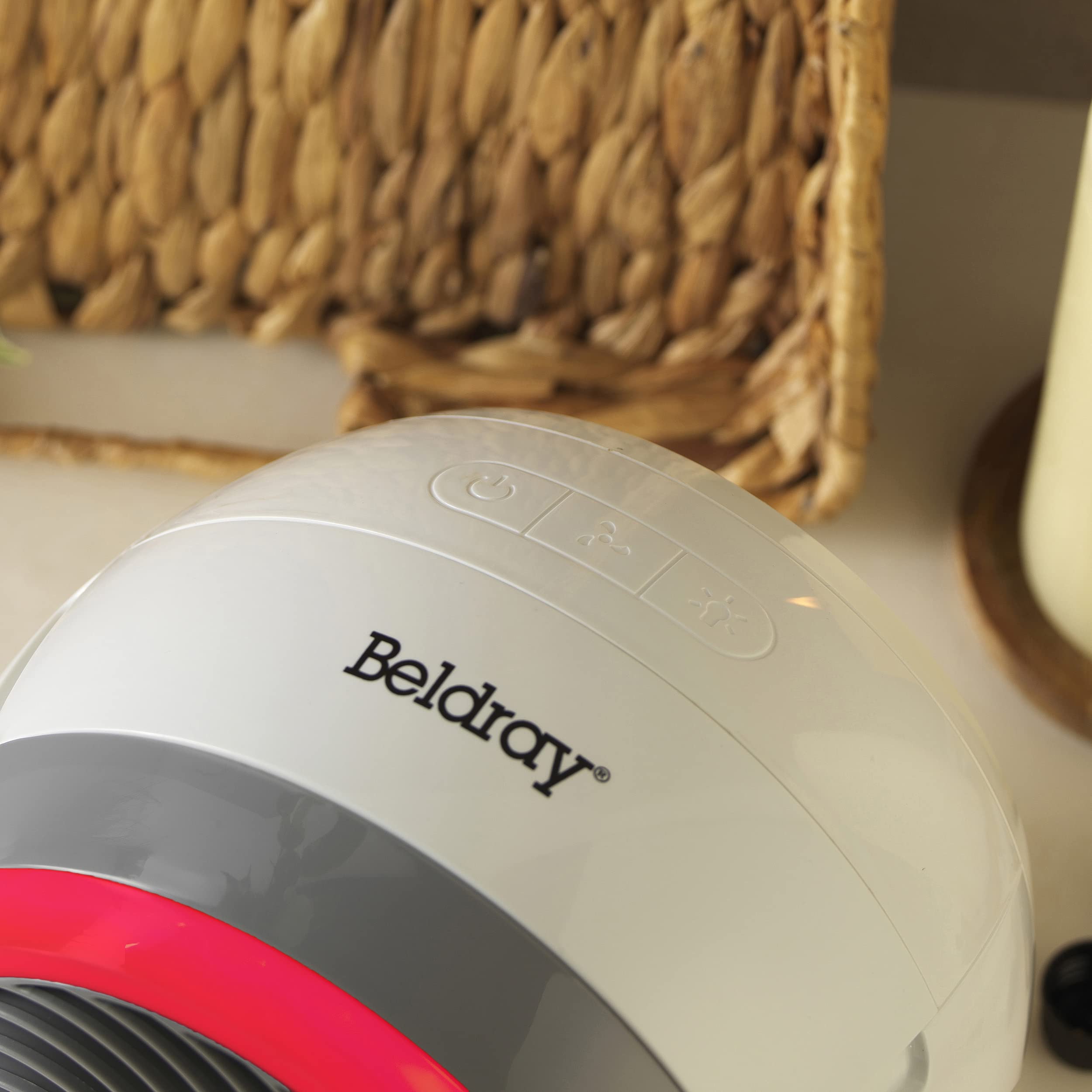 Beldray® EH3351VDE Arctic Dome osobisty klimatyzator ze wtyczka europejska, nastrojowym oswietleniem LED, dyfuzorem zapachu, 3 ustawieniami predkosci, 10 W