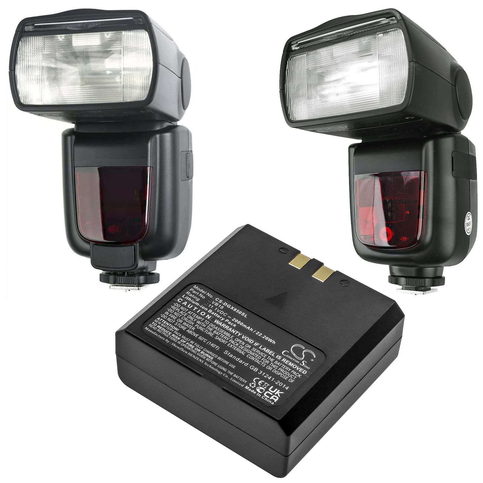 Batteria VB26A 3000mAh Per Flash Godox – Compatibile Con V1, V860III, AD100Pro
