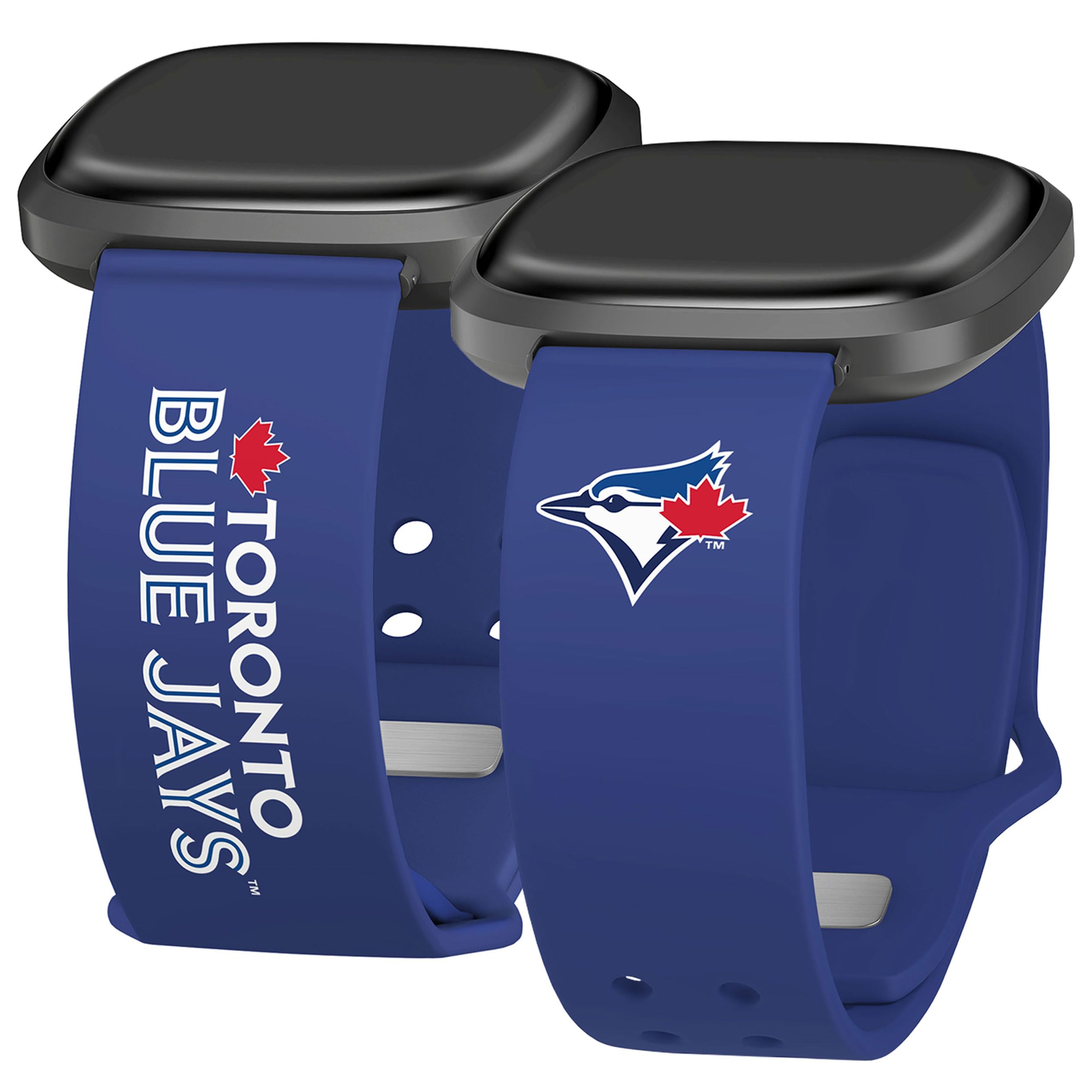 Game Time Toronto Blue Jays Iconic Edition HD Watch Band Compatible with Samsung Galaxy Watch (20mm Long)