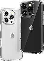 Vista 35 de ONES Funda delgada transparente para iPhone 8 Plus/7 Plus, PC + TPU híbrido, protección contra caídas de grado militar [antiamarillamiento], funda