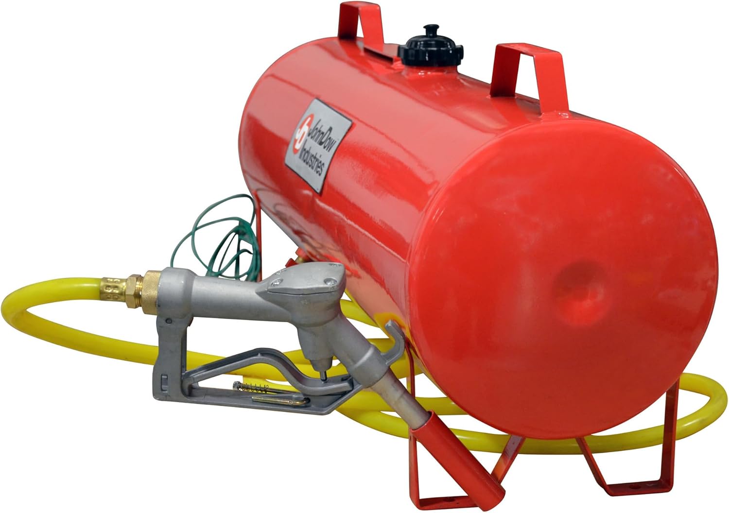 JohnDow Industries JDI-FST15 15 Gallon Fuel Station - Durable and Convenient Fuel Storage and Dispensing Solution,Red