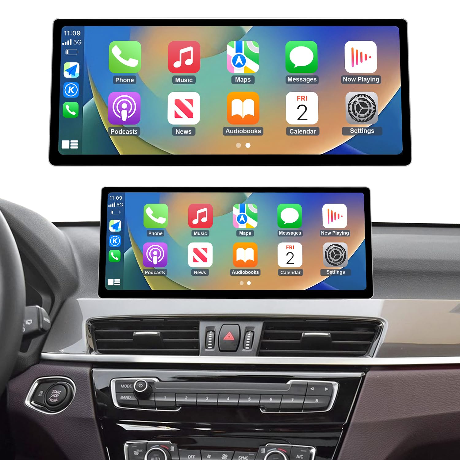 Road Top12.3 Carplay Screen for BMW X1 Series F48 with EVO (2016-2019