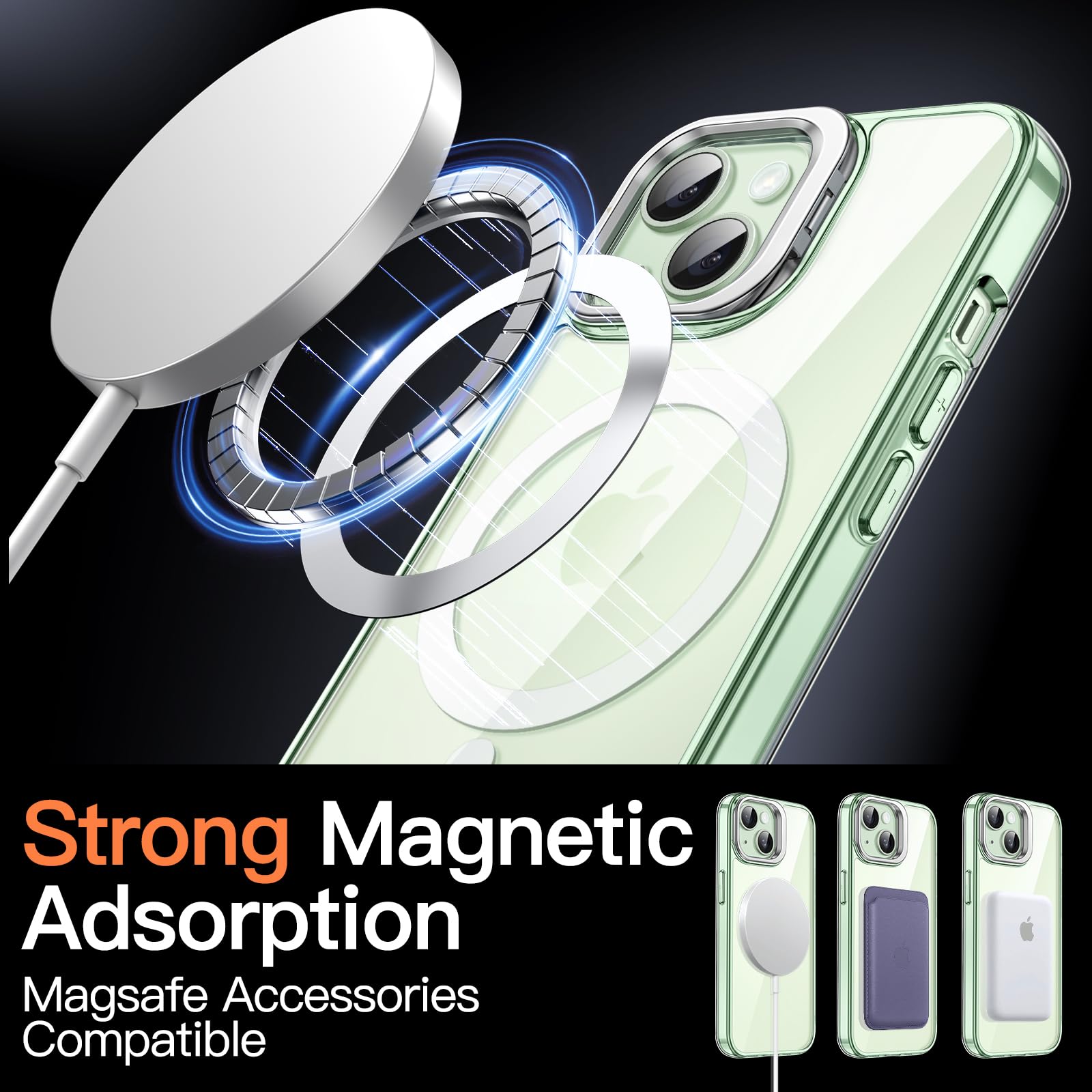 Amazon.co.jp: JETech キックスタンドケース iPhone 15 6.1インチ用