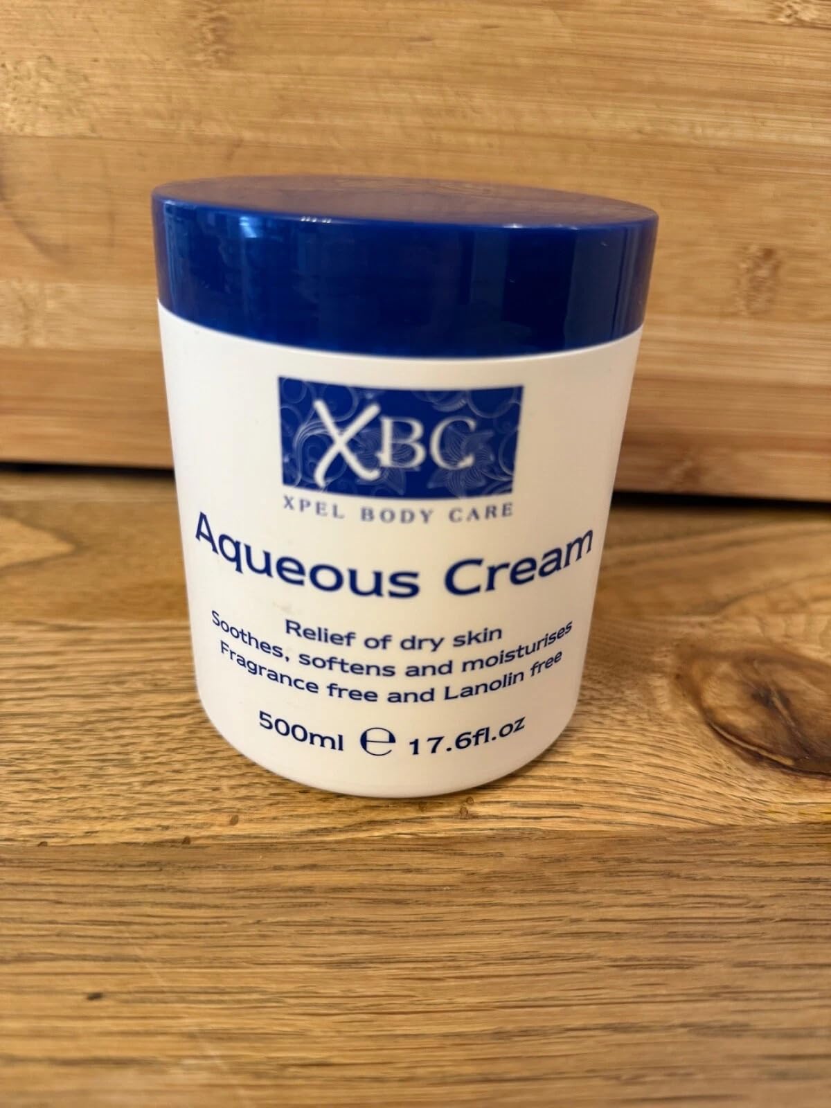 XBC Aqueous Cream Emollient 500ml Large Tub Relief for Dry Skin by Xpel Body Care