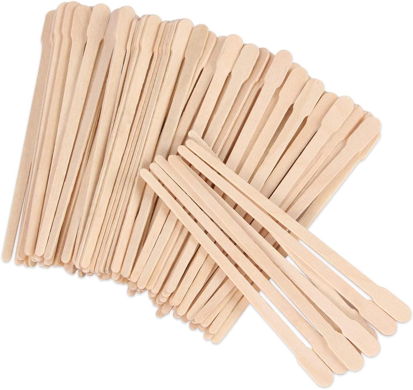 Tachibelle 250 Pieces Wooden Wax Sticks - Body Eyebrow, Lip, Nose Small Waxing Applicator Sticks for Hair Removal and Smooth Skin Professional Spa and Home Use (Pack of 250)