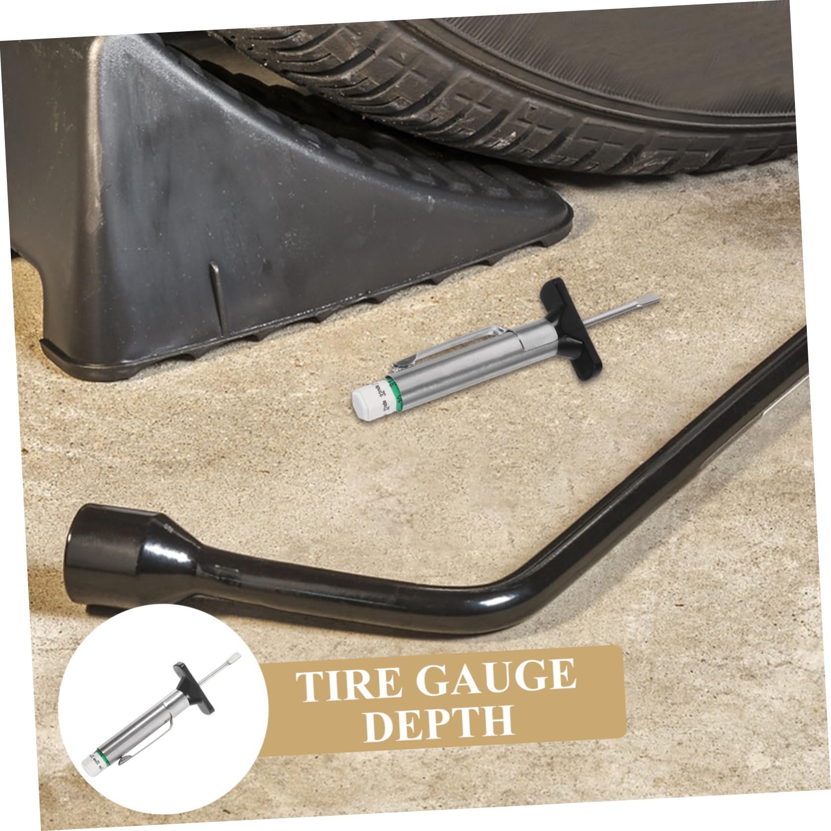 MAGICLULU 4 Sätze Reifenprofiltiefenmesser Teiliges Präzisionsmessgerät Für Autoreifen Tragbarer Tread Depth Gauge Für Einfache Und Von Fahrzeugen 10 Stück * 4