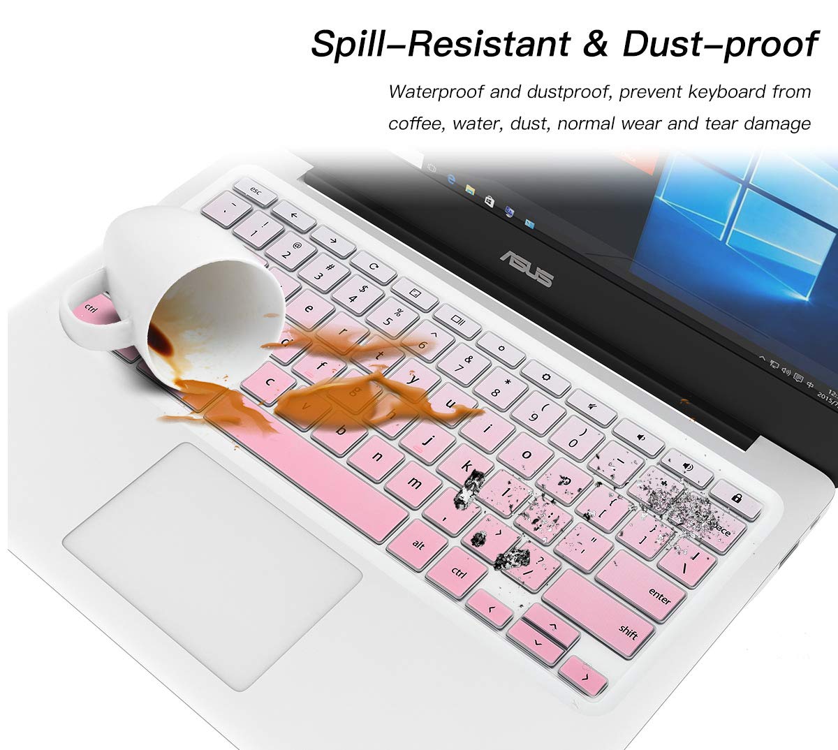Amazon.co.jp: CaseBuy キーボードカバー ASUS Chromebook Flip C433