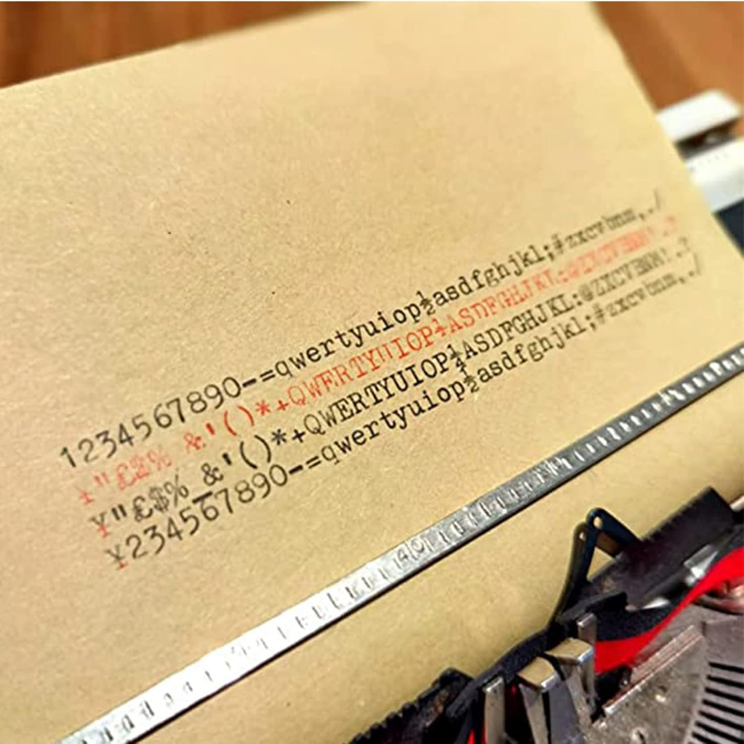Generisch Manuelle Schreibmaschine, Vintage-Retro-Design, langlebig und nostalgisch, ideal für Schriftsteller und kreative Projekte