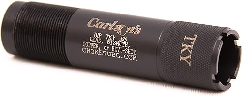CARLSON'S Tubo de estrangulamiento Browning Invector Plus calibre 20, tubo de estrangulamiento extendido para pavo, negro