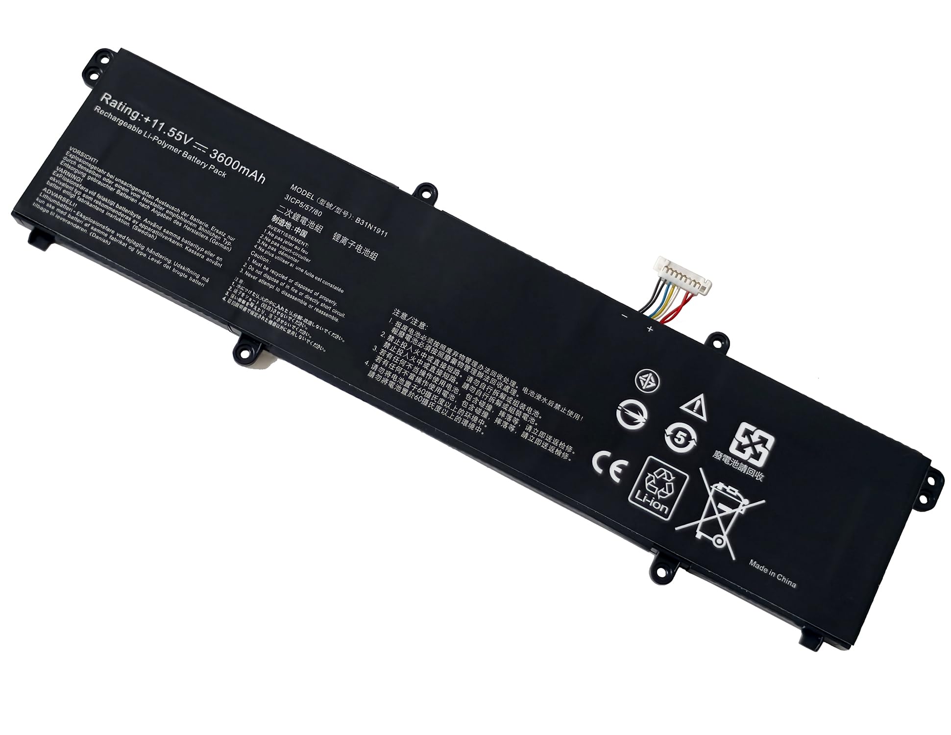B31N1911 C31N1911 Batterie pour ASUS VivoBook Flip K413EA K413FA K413FP K413FQ S433EA S433FA TM420U TM420UA TP420UA TP470EA TP470EZ X413EA X413JA X421DA X421EA X421EP X421FF X421FQ X421JA
