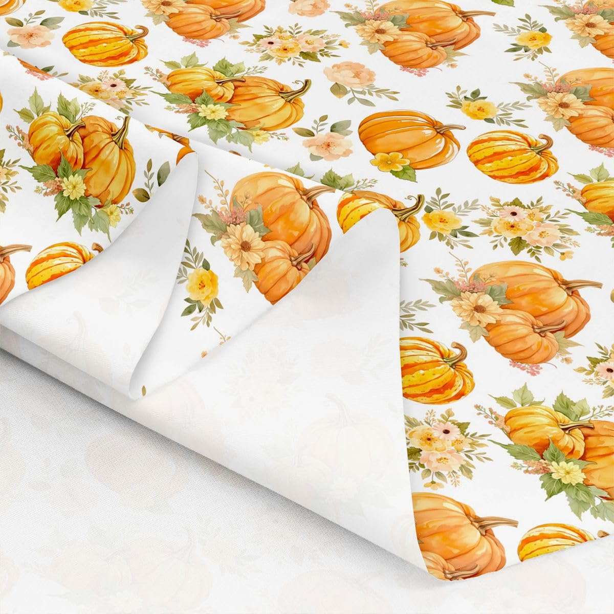 Homewish Tessuto Floreale Zucca Autunno di The Yard