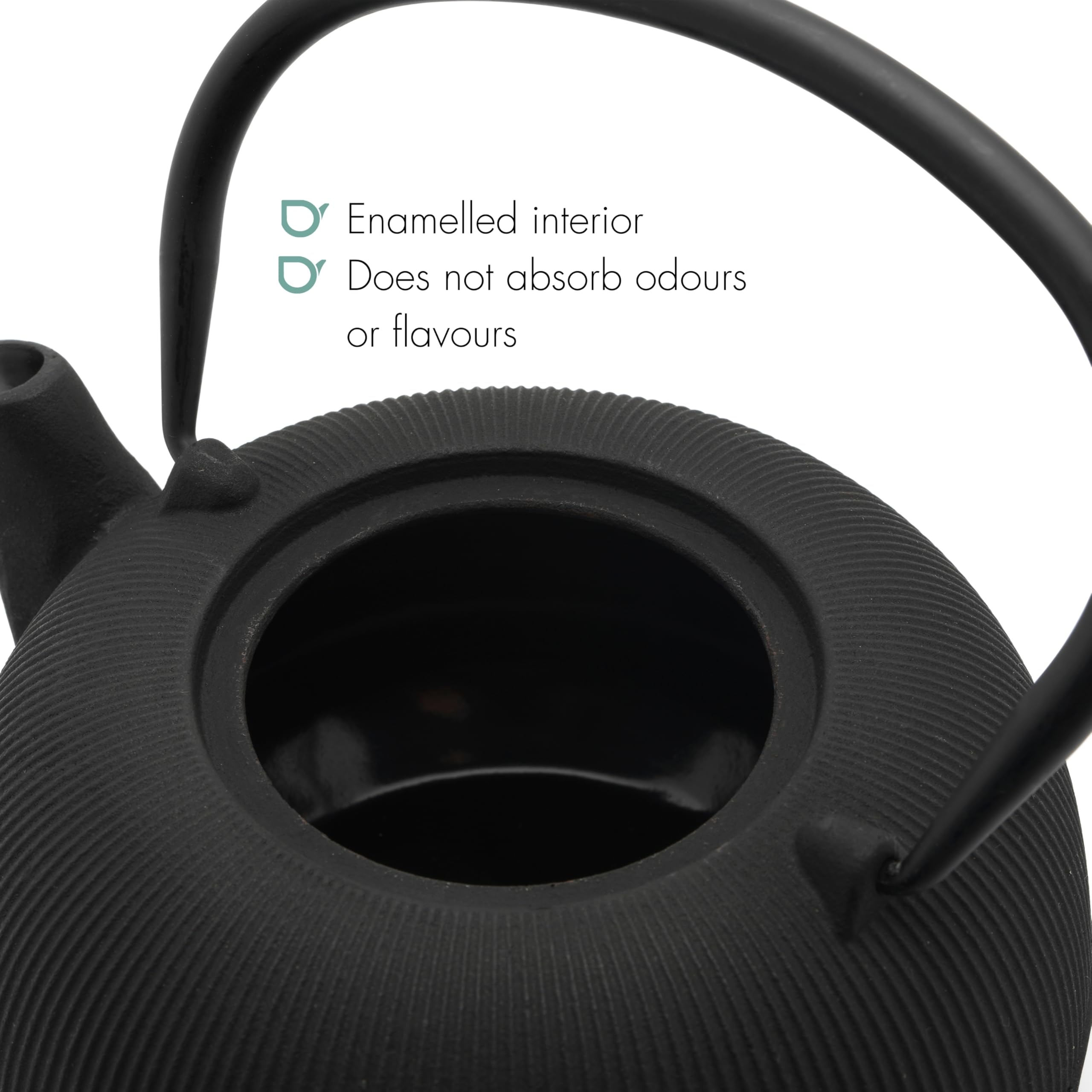 Bredemeijer - Coffret Cadeau Sichuan - Théière en Fonte 1L avec 2 Tasses en Porcelaine
