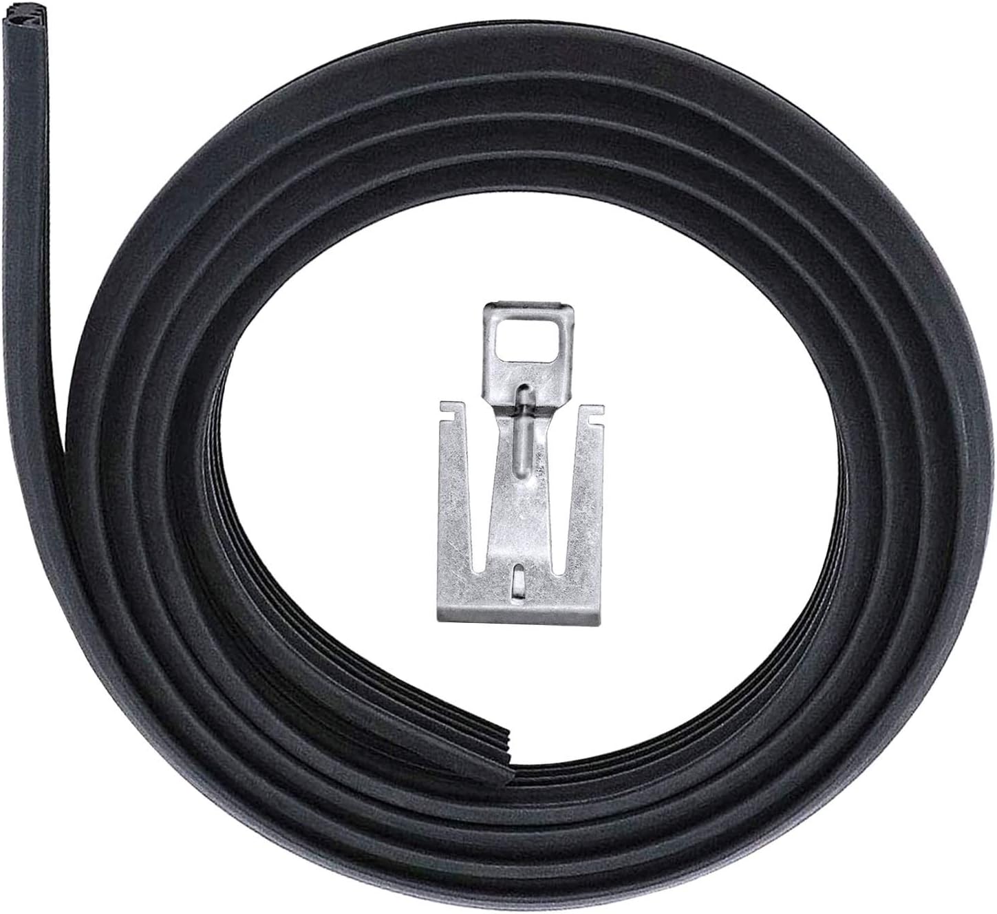 W10542314 Dishwasher Door Seal Gasket Strike(Improved version)by Romalon Fit for Whirl-pool AP5650274 PS5136129 W10284090 8268888 black