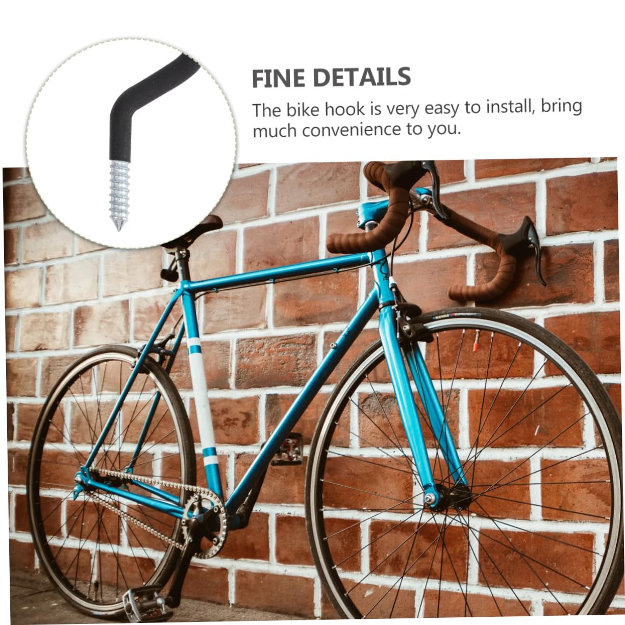 6 Stck. Fahrradhaken Schwerlast Metall Aufhängehaken mit Schrauben für Wandmontage Garage Fahrradaufhängung Stabile Halterung Einfache Installation Langlebig