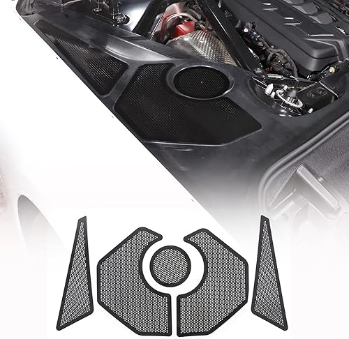 Fgtagtal Cubierta del panel lateral del motor compatible con Chevrolet Corvette C8 2020-2023, cubiertas traseras del motor, accesorios de decoración Fgtagtal Cubierta del panel lateral del motor compatible con Chevrolet Corvette C8 2020-2023, cubiertas traseras del motor, accesorios de decoración